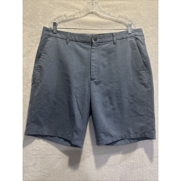Bonobos Golf Performance Link Standard Fit 9" Shorts Downpour Heather Blue 36 - Picture 1 of 16
